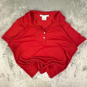 Vintage Y2K Nike Golf Fit Dry Women’s Red Polo Shirt Size Large
